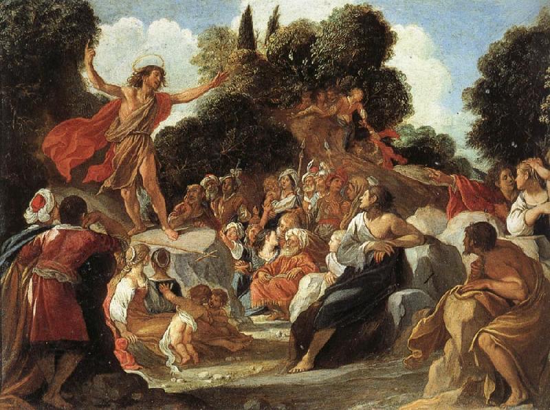 Anastagio Fontebuoni St.john the Baptist Preaching oil painting picture